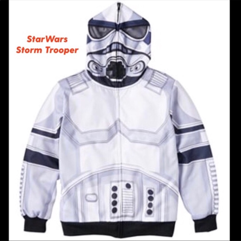 Star Wars Storm Trooper Zipped up Jacket Boy’s XL